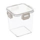 thumbnail image 2 of pstuiky Tanque cuadrado sellado para almacenamiento de cocina, tanque para almacenar granos, refrigerador de plástico apto para alimentos, caja de almacenamiento para mantener la frescura, 2 of 3