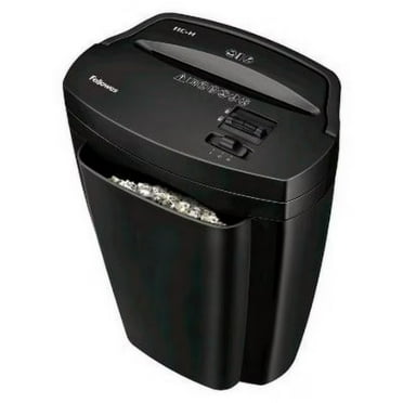 Fellowes Powershred 11C-H Cross-Cut Paper Shredder Black: 11-Sheet Capacity, Shreds Staples  Credit Cards, Quiet Operation