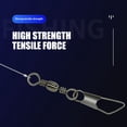 Fishing Line Connector Barrels Swivels Fishing Rolling Balls Bearing ...