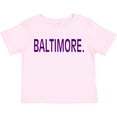 thumbnail image 3 of Inktastic Baltimore in Purple Text Boys or Girls Toddler T-Shirt, 3 of 5