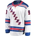 thumbnail image 2 of Men's Fanatics Mika Zibanejad White New York Rangers Away Premier Breakaway Player Jersey, 2 of 3