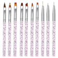 thumbnail image 1 of Nail Brush Set,10 Pieces Art Painting Gel With Brush Pen Accessories - ANYOU, 1 of 5