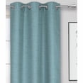 thumbnail image 4 of Safdie & Co Linen Look Blackout curtains 2Pack Taupe, 4 of 11