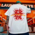 thumbnail image 2 of Camisetas estampadas con letras chinas góticas de verano para hombre, camisetas de manga corta Y2K, camisetas de moda de hip hop con cuello redondo, 2 of 5
