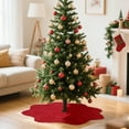 thumbnail image 4 of putnchl Christmas Tree Decorations, Tree Dresses, Snowflake Short Velvet Blankets Enhance The Festive Atmosphere, Christmas Tree Skirts, 4 of 5