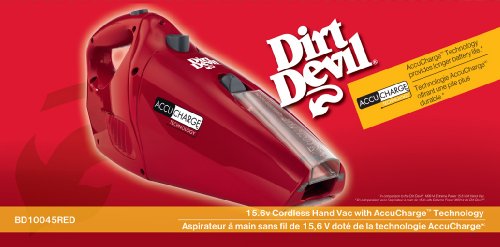 Dirt Devil Hand Vacuum Cleaner 