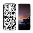 thumbnail image 1 of Compatible with LG X4 Phone Case, Cow-Print-Abstract-Art-Black-White-Pink-Cute13 Case Men Women, Flexible Silicone Shockproof Case for LG X4, 1 of 1