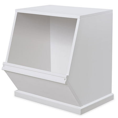 Badger Stackable Storage Cubby, White