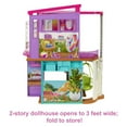 thumbnail image 4 of Barbie Vacation House (42 in) Dollhouse Playset with 2 Levels & 30+ Pieces, 4 of 7