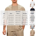 thumbnail image 2 of hotojiny Mens Casual T-Shirts Textured Classic Fit Half Sleeve Knit Tees Loose Crewneck Solid Color Tee Shirts S-3XL, 2 of 5