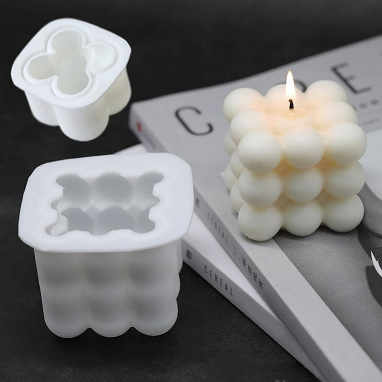 1pc Bubble Candle Silicone Mold 6 Grid Tube Candle Mold For DIY Soap Mold