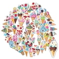 thumbnail image 6 of 35pcs Colorful Ice Cream Stickers Dessert Stickers Cute Food Stickers for Suitcase Phone Laptop, 6 of 9