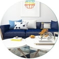 thumbnail image 1 of YIWONFU Glass Wall Mirror, Full Length Mirrors,Round Mirror， 20'' x 20'' x 1PCS, 1 of 7