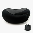 thumbnail image 1 of Travel Neck Pillow Chin Support Pillow Adjustable 100% Pure Memory Foam Pillow Compatible with Home, Airplane and Car, New Ergonomic Design, 1 of 5