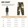 thumbnail image 4 of Lsque Mallard Ducks Wild Birds Print Women's Pajama Pants, Lounge Pant - Comfortable Home Wear,Elastic Waistband, Stylish Design-Large, 4 of 9