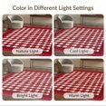 thumbnail image 7 of ODIKA 8'x10' Washable Area Rug Motif Farmhouse Gingham Border Frame Plaid Checkered Checked Playful Expressive for Living Room, Under Sectional, Family , Durable, Non-Slip, 7 of 7
