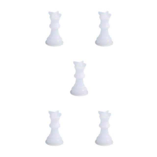 Yuarrent Molde de silicona para ajedrez, repuesto antiadherente Flexible para manualidades, accesorios de molde para hacer artesanías de resina Type2 NO2