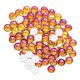 thumbnail image 3 of 288 piezas adornos decoraciones piedras para decoración de uñas diamantes de imitación con parte posterior plana para pinza para el cabello Naranja 7mm, 3 of 8