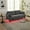 Gray, variant on 69" Small Loveseat Sofa with LED light and Charging, Modern Chenille Cloud Couch with Side Pockets and Wooden Legs for Living Room, Pink