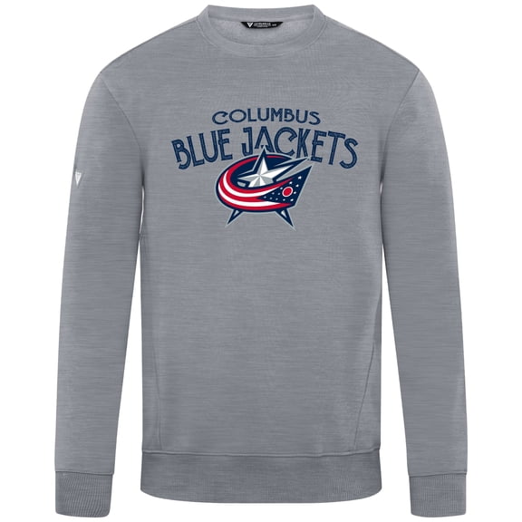 Men's Levelwear  Gray Columbus Blue Jackets  Zane Mission Sweatshirt