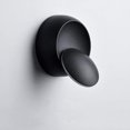 thumbnail image 2 of Apliques de pared para interiores, aplique de pared LED blanco cálido, 5 W, aplique de pared moderno, blanco cálido, creativo, 2 en 1, lámpara LED de pared de hierro (negro), 2 of 5