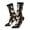 2 Black-1, variant on Flowe Rooster Print Adult Socks for Men & Women,Calf Socks, Ankle Socks,Boots Socks,Breathable Casual Sock,Unisex Crew Socks