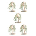 thumbnail image 3 of Yuarrent Adorno de escritorio de árbol artesanal exquisito de piedra: símbolo de la suerte, prosperidad y felicidad, deseos verdes Type2 NO2, 3 of 6