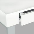 thumbnail image 5 of SAFAVIEH Barton Modern Glam Lacquer Writing Desk, White, 5 of 6