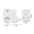 thumbnail image 3 of 6 Pcs Wireless Remote Control Smart Electrical Outlet Switch Set for Lights Fans Small Appliance Lo, 3 of 5