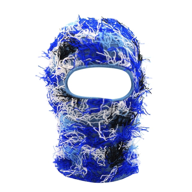 Halloween Single Hole Knit Funny Acrylic Wool Face Warm Hat