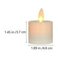 thumbnail image 2 of 6pcs Simulation Electric Candle Lamps Realistic Flameless LED Candle Lights, 2 of 7