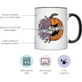 thumbnail image 2 of YouNique Designs Halloween Mug, 11 Fl Ounces, Pumpkin Mug, Fall Mugs, Halloween Cups, Fall Coffee Mug, Coffee Cups for Fall, Fall Novelty Mugs, Autumn Coffee Cups (Black Handle), 2 of 5