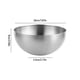 thumbnail image 3 of Campana Para Cocina Stainless Steel Mixing Bowl Metal Bowl For Mixing Large Stainless Steel Bowl For Salad, 3 of 6
