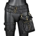 thumbnail image 6 of Gothic Steampunk Punk Waist Pack Shoulder Bag Purse bag Purse Black PU Black, 6 of 8