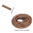 thumbnail image 2 of Unique Bargains 20 Yards 3mm Round Leather Cord Lacing String for DIY Crafts, Light Coffee, 2 of 7