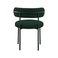thumbnail image 7 of Meridian Furniture Beacon Green Boucle Fabric Dining Chair, 7 of 7