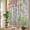 Khaki Red Orange, variant on Rainbow Window Privacy Film, Gray Grey Forest Static Cling Decorative Window Film PVC, Grey Modern Art Oil Painting No Glue UV Blocking Glass Covering, Removable Stained Glass Sticker 23.6''x59''