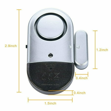 120db Window Door Alarm Ultra Thin Aluminum Magnetic Indicator