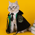 thumbnail image 4 of Embroidered Pet Cloak Cat Dog Costume Wizard Cape Halloween Cosplay Outfit YingMart Clothes (Snake, L(8-15kg)), 4 of 9