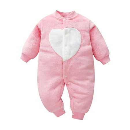 

Utoimkio Spring Jumpsuits for Baby Girl Infant Baby Girl Boy Thick Warm Romper Multicolor Cute Print Jumpsuit