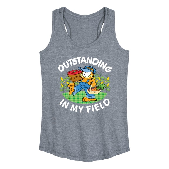 Garfield - Outstanding In My Field - Women's Racerback Tank Top