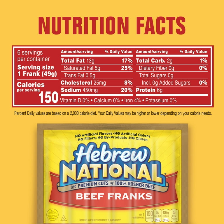 Hebrew national weiners deals