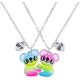 thumbnail image 1 of Neckcely Best Friend Necklace Kids 2 Pcs Set BFF Friendship Magnetic Half Broken Heart Panda Koala Pendant Jewelry Charm for Girls, 1 of 4