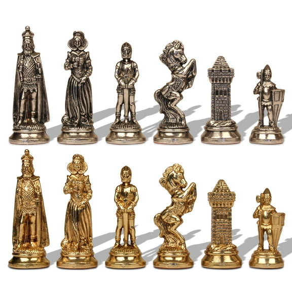 Mary Stuart Queen of Scots Theme Metal Chess Set by Italfama