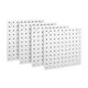 thumbnail image 1 of 4 Piece Wall Organizer, White Wall Hanging, For Craft Room, Garage, Kitchen, Living Room, 1 of 5