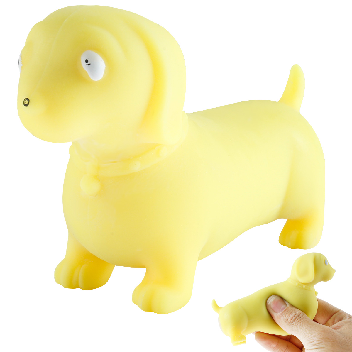 Morima Squishy Dog Toy Gifts,Stress Squishies Pug Sensory Toys,Fidget