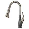 thumbnail image 5 of transolid t3590-ls/09 kitchen faucet, luxe stainless/black, 5 of 7