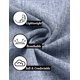 thumbnail image 5 of Camisa COOFANDY de lino casual de manga corta, azul claro, 5 of 5