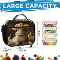thumbnail image 6 of Herdesigns Funny Rabbit Backpack with Lunch Box Floral Rabbit Lightweight Large Travel Work Laptop Backpacks Set Casual Daypacks, 6 of 8