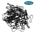 thumbnail image 3 of Uxcell Spring Hooks Snap Clip Hooks 25x9x2mm Electroplated Iron Black 60Pack, 3 of 5